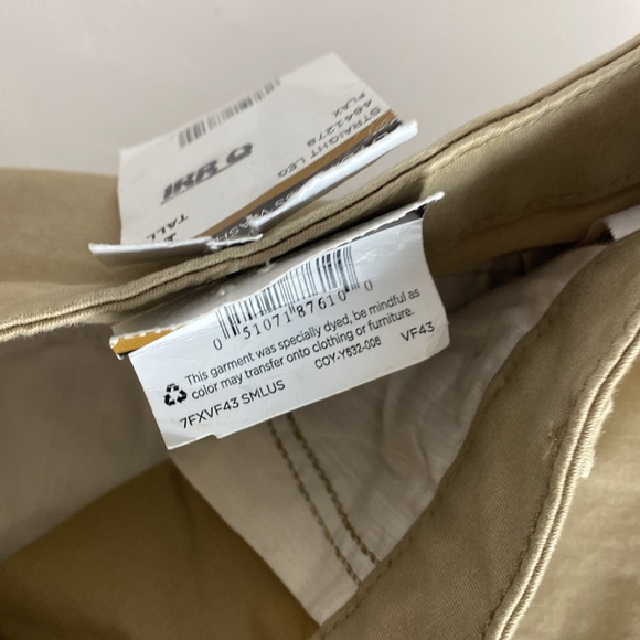 Lee All Day Pants Khaki Relaxed Fit Straight Leg Womens Size 18 Tall - Picture 11 of 13